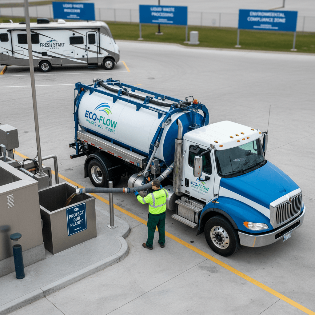 Responsible waste disposal at authorized facility