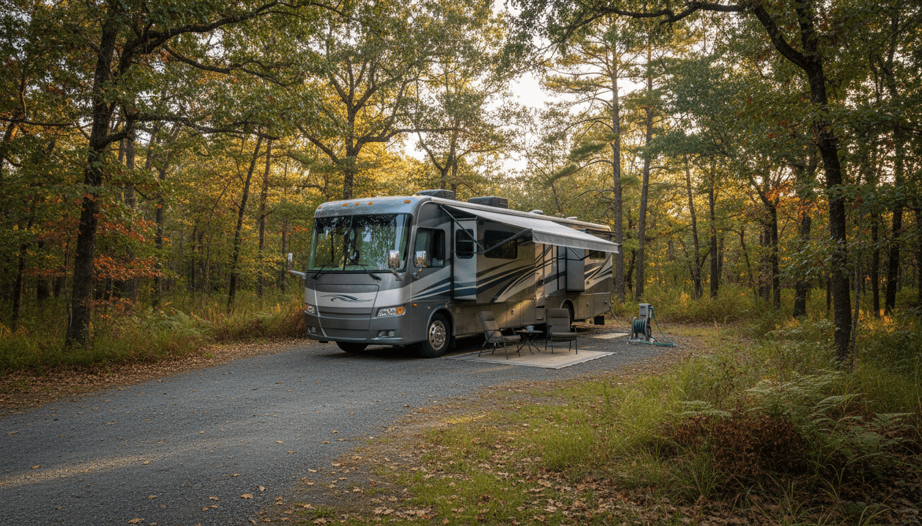 RV ready for camping in any season